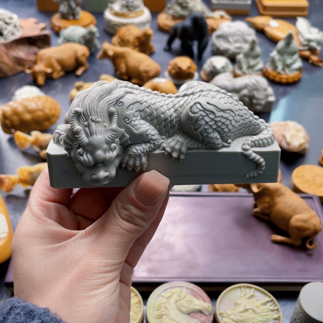 镇水兽手工雕刻工艺