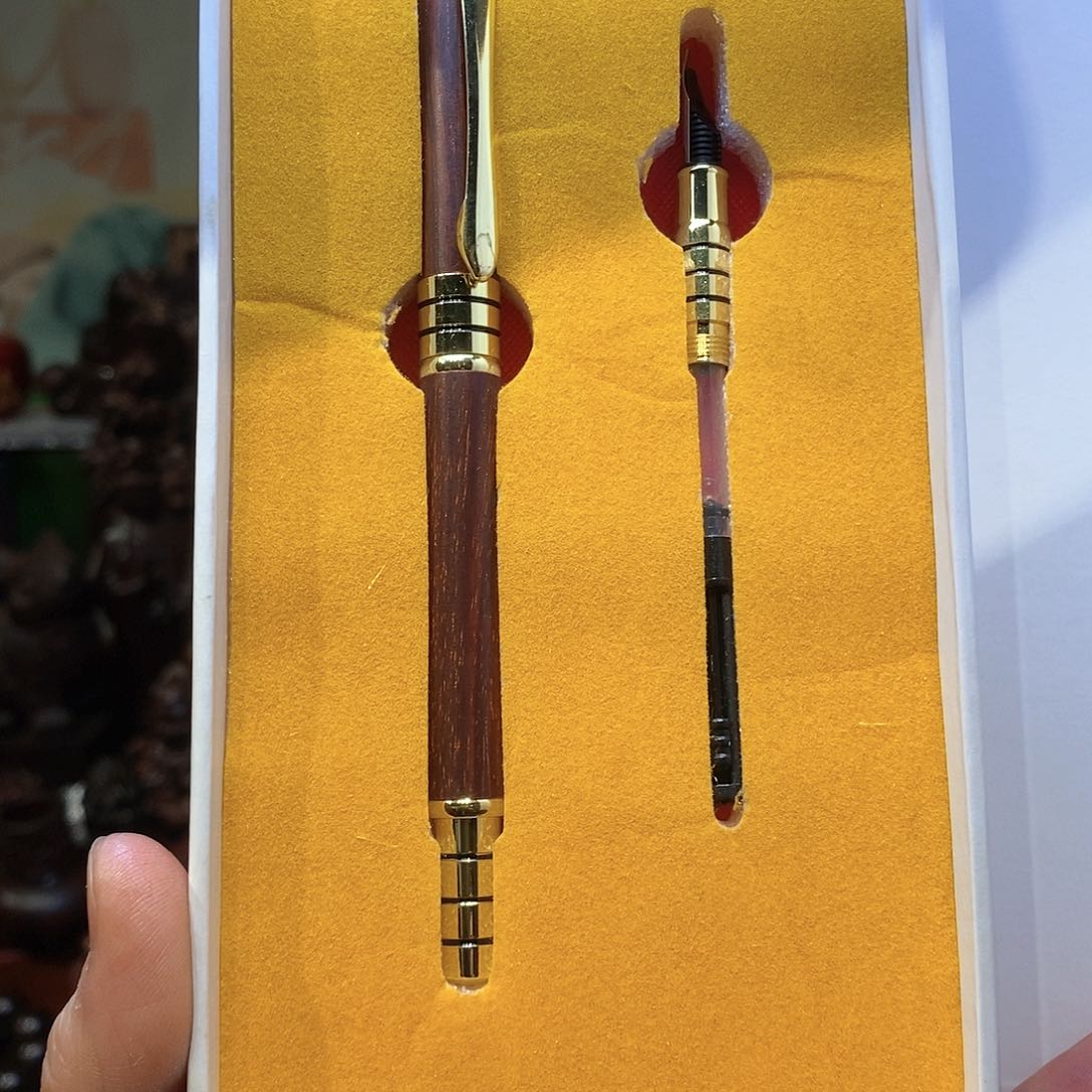 檀香紫檀（小叶紫檀）双用钢笔