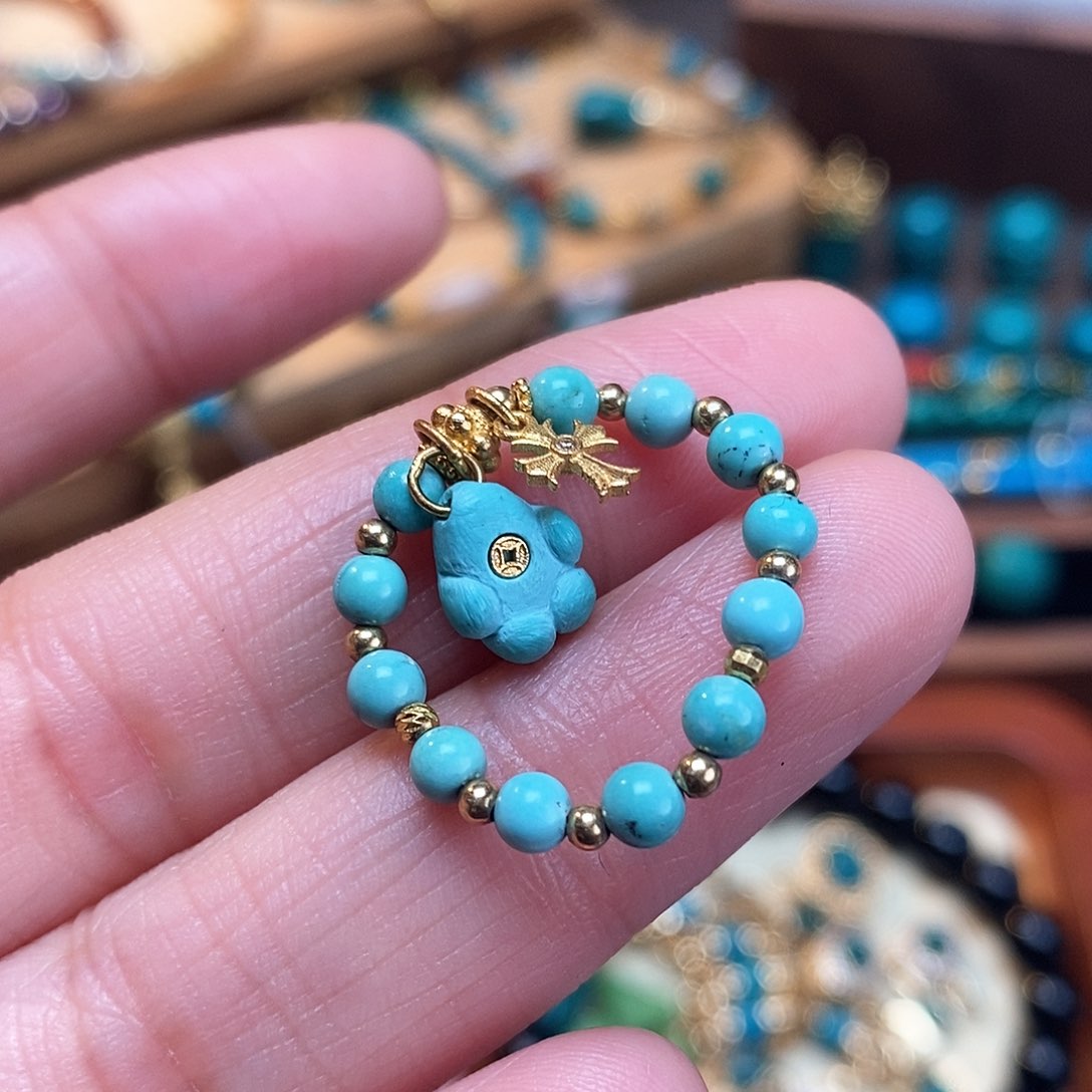 绿松石珠宝奇石未镶嵌