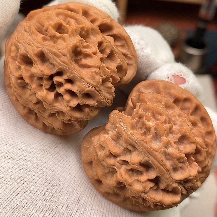 吊坠文玩核桃43全品白茬山地红皮苹果园