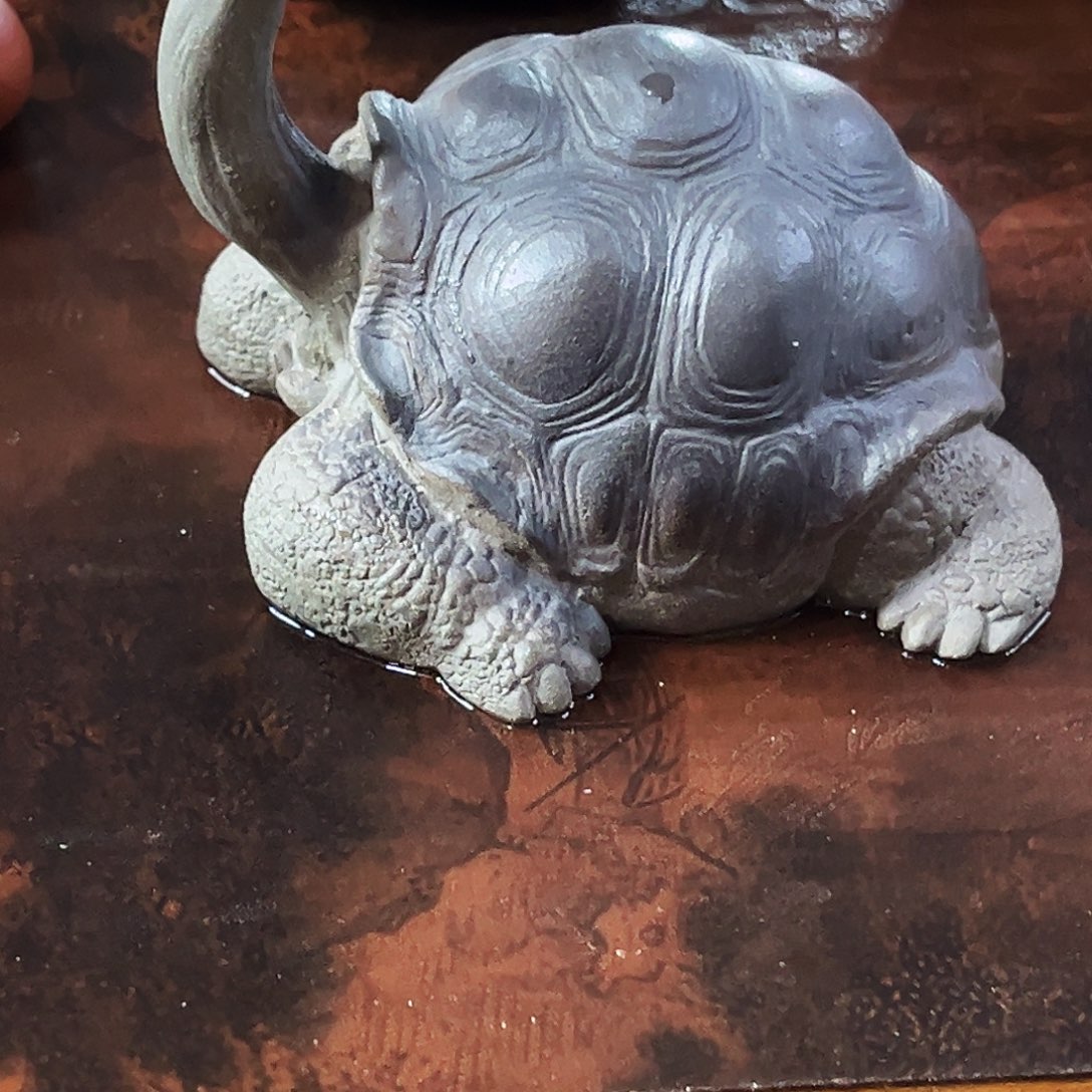 紫砂茶宠.*鹿象龟精工全手工