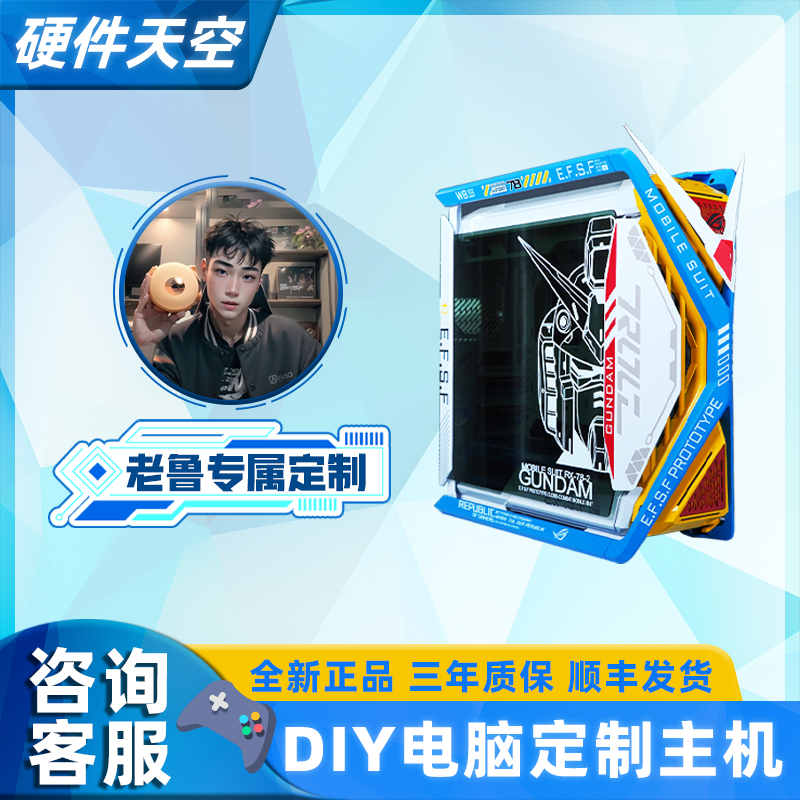 【老鲁DIY】华硕电竞/游戏/设计/办公家用/个性化定制台式diy主机