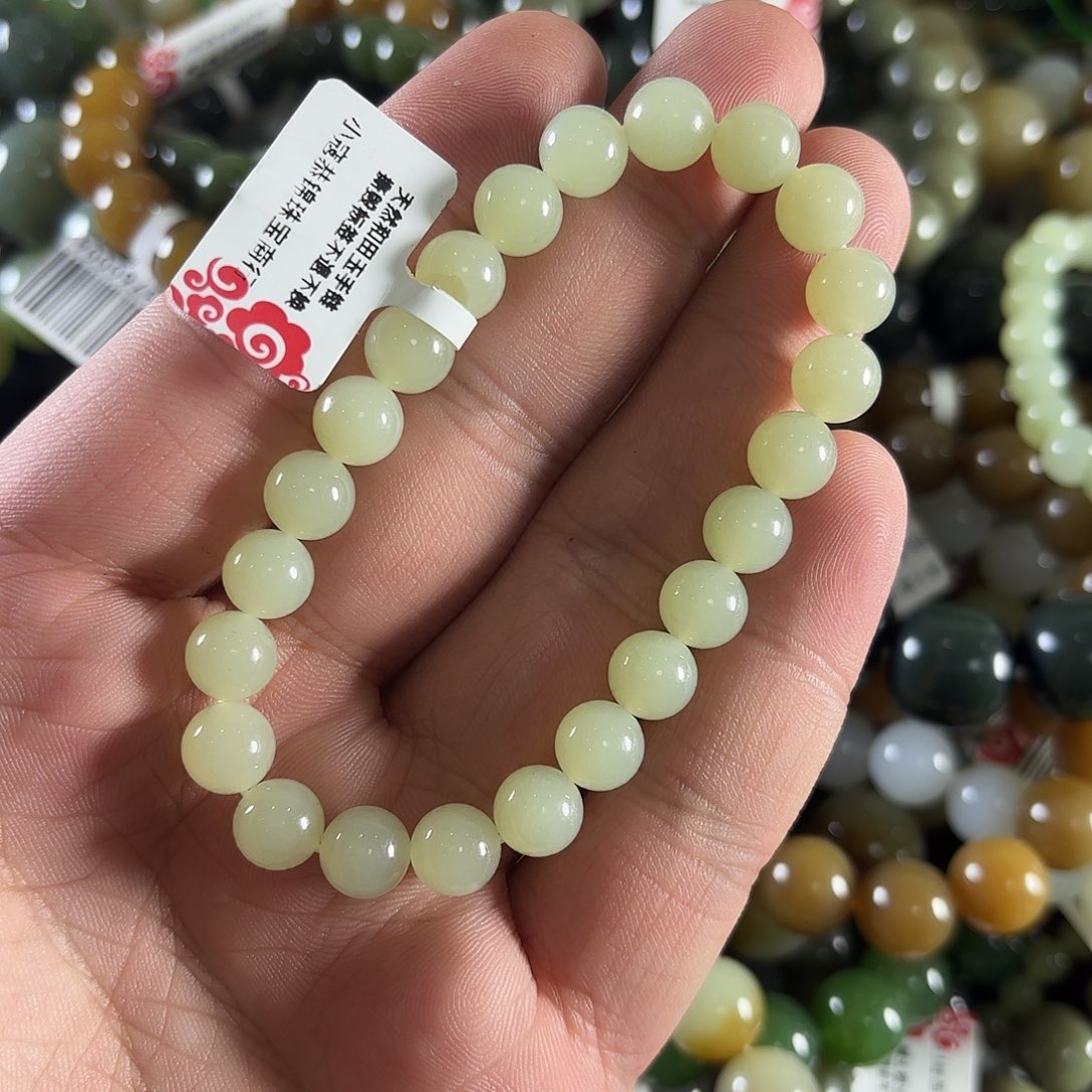 和田玉手链未镶嵌W322