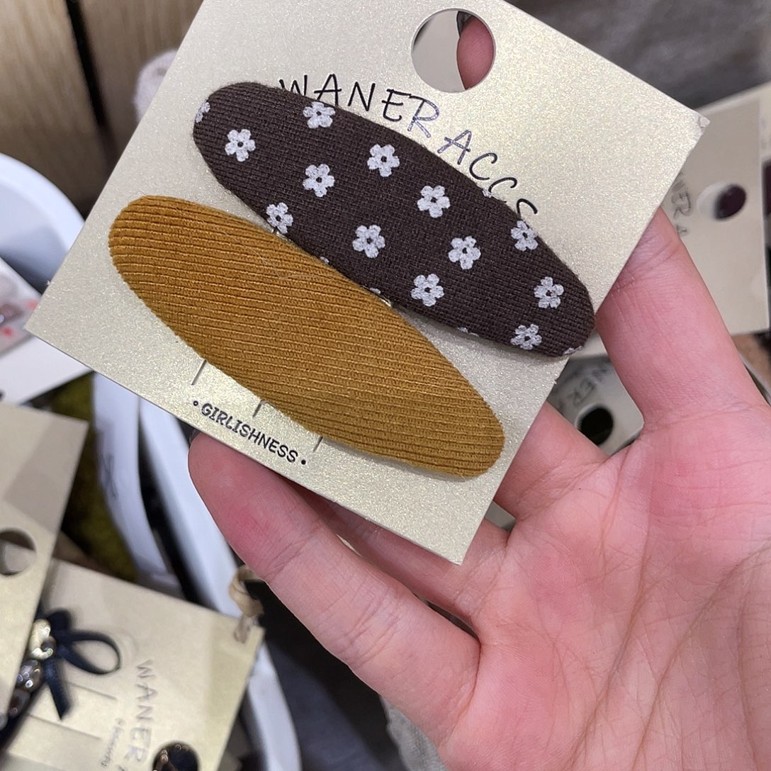 羽毛非金属咖碎花椭圆