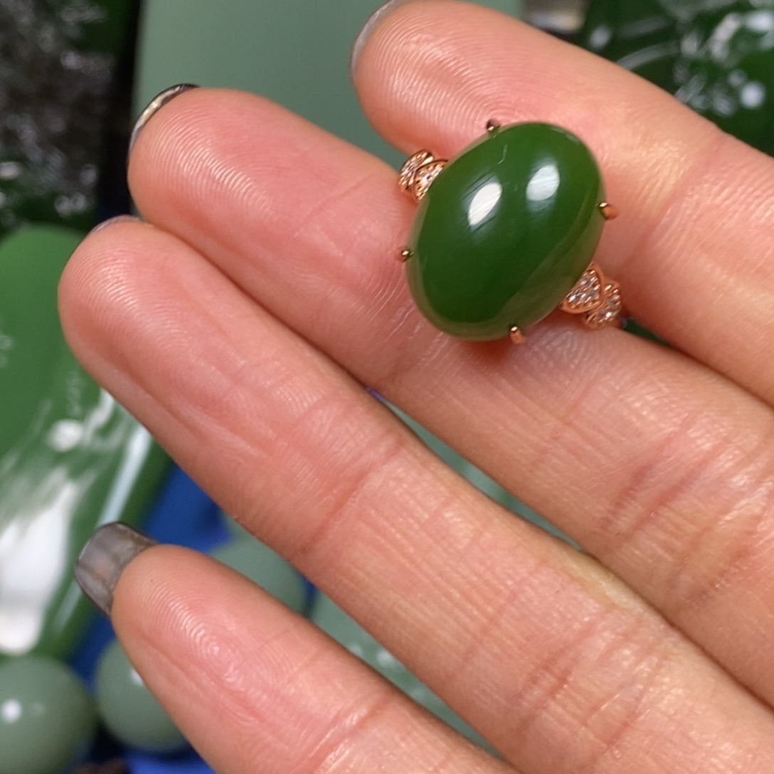 和田玉戒指未镶嵌