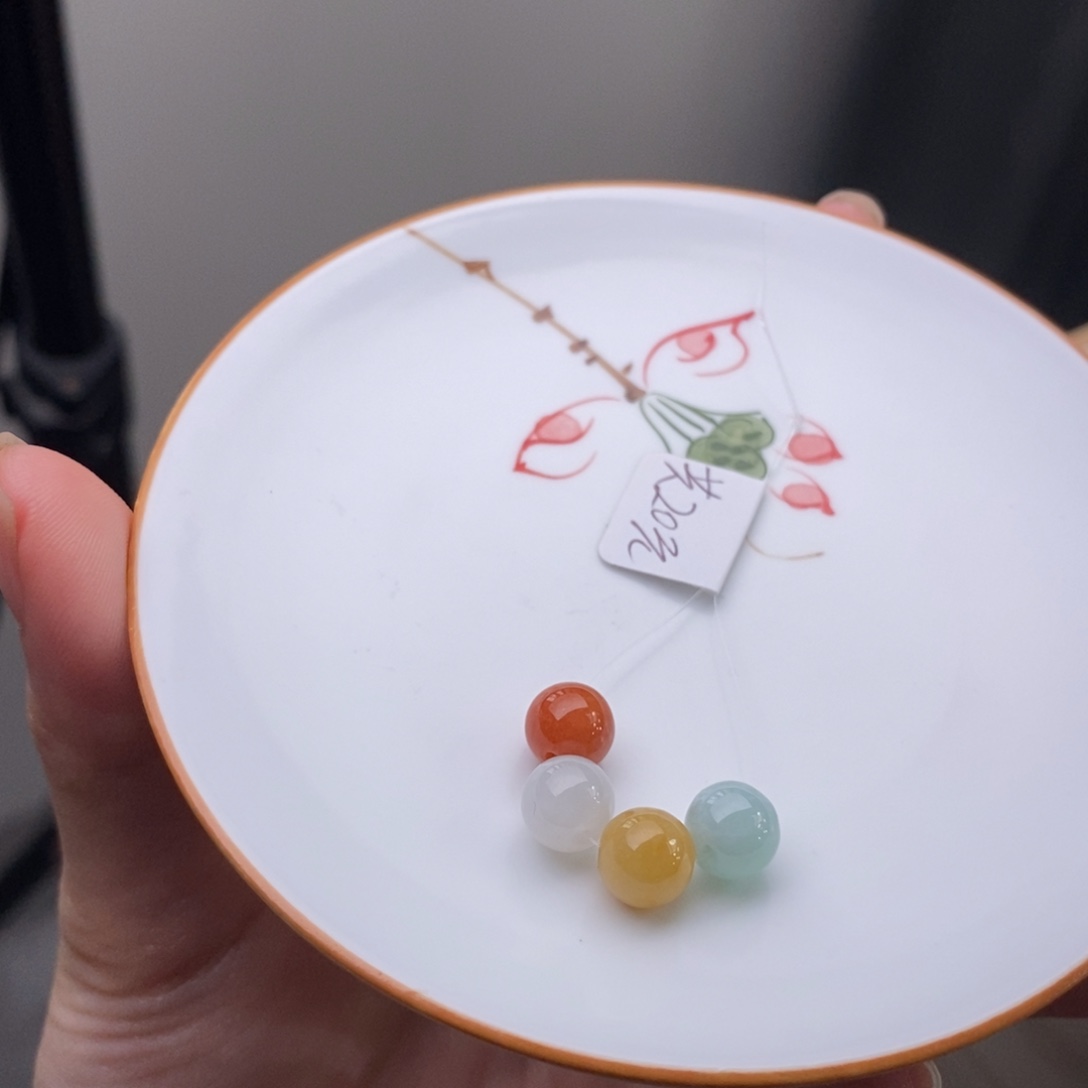 翡翠未镶嵌手链翡翠y44 卡7.6