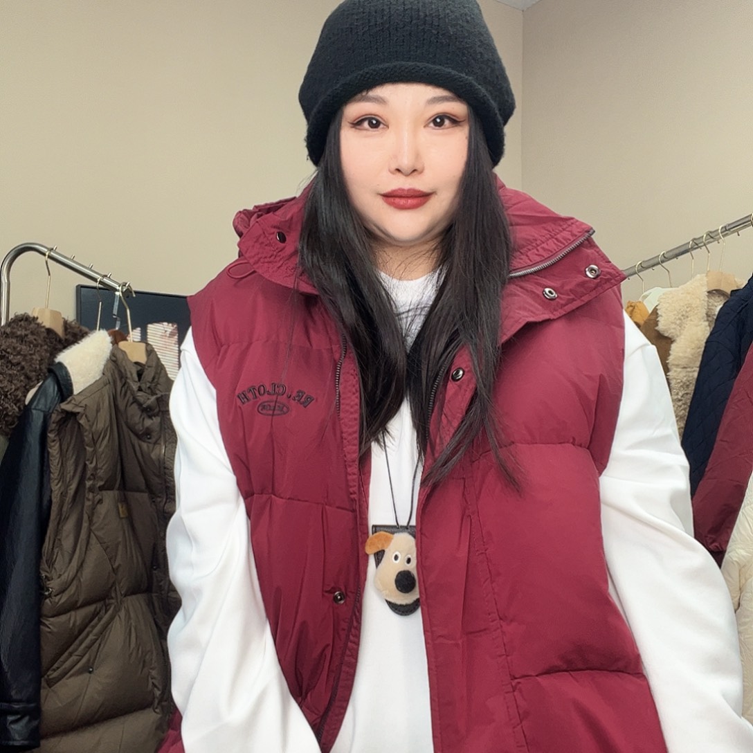 维纶三醋酯纤维红色玳瑁马甲大版