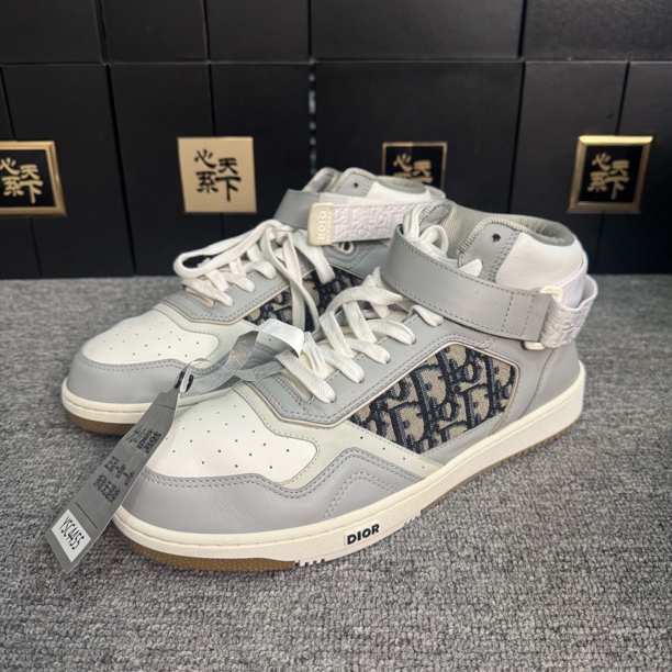 95新 DIOR/迪奥 B27高帮满印板鞋44码ysc4455