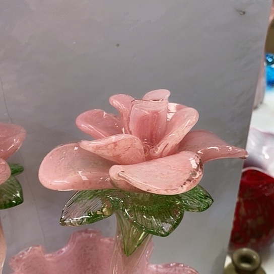 琉璃花瓶高45厘米宽12厘米