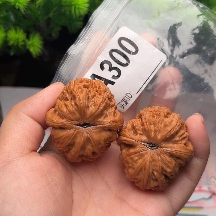 把件桃核核桃元宝43