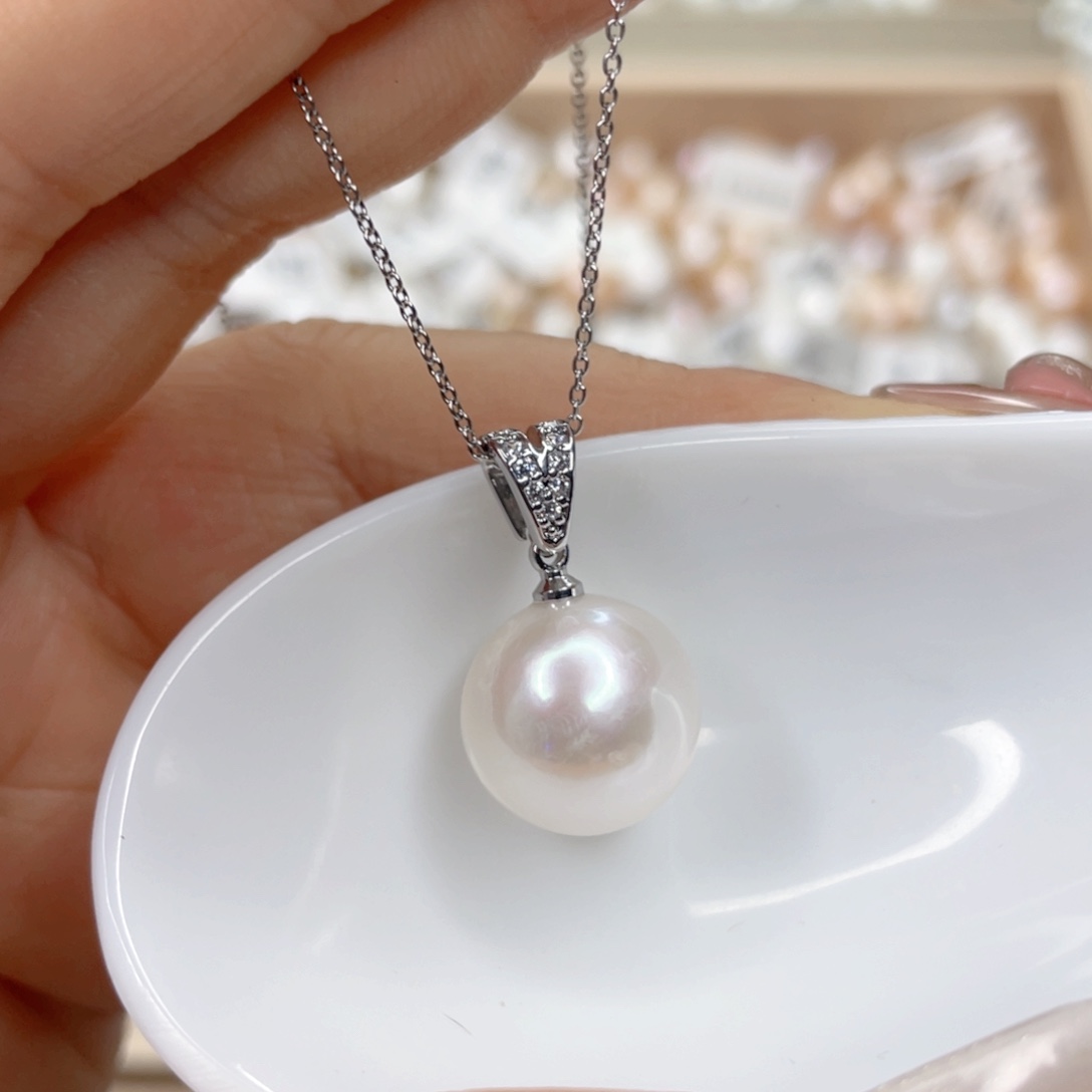 淡水珍珠未镶嵌吊坠(赠链)