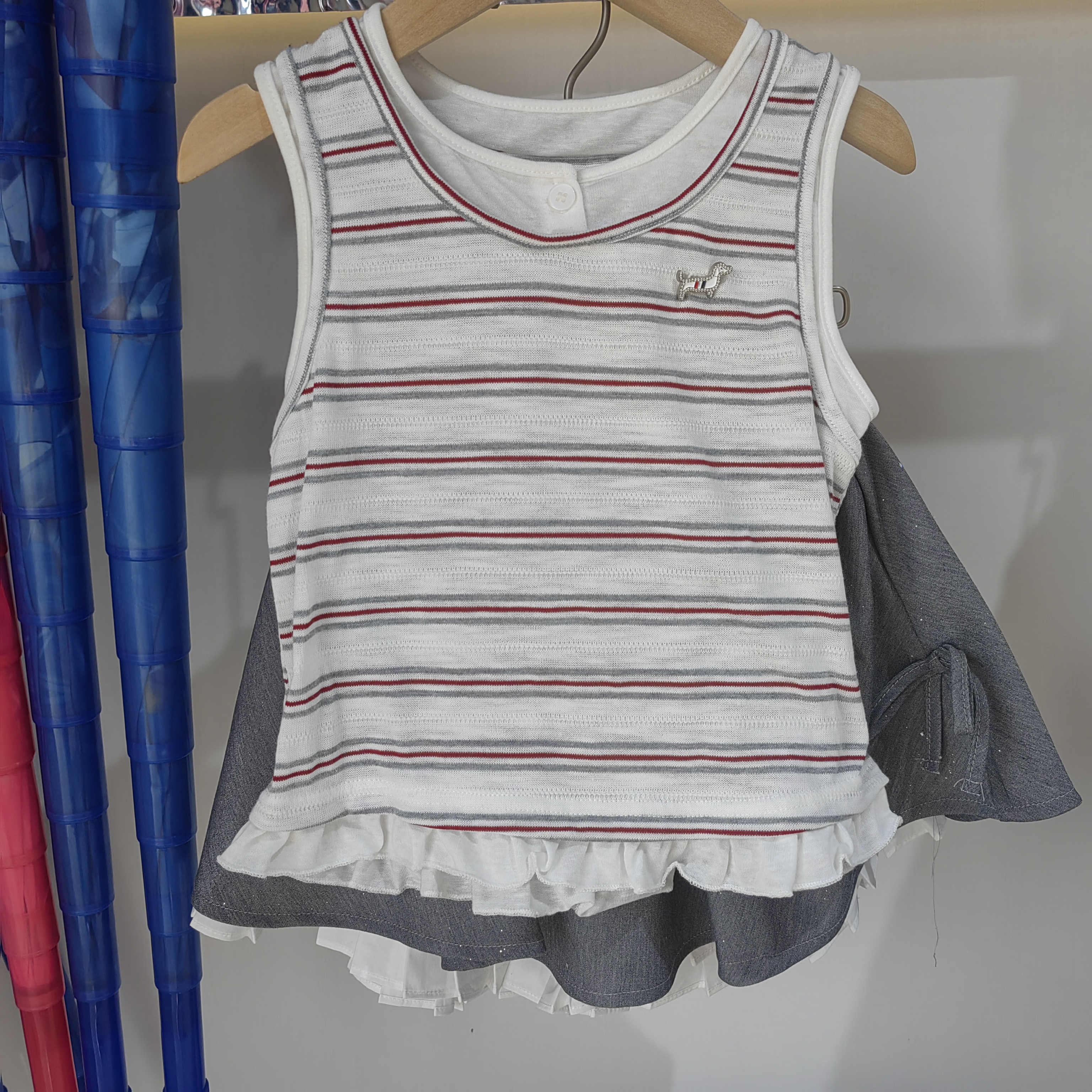 婴格朗迪85511女童休闲夏时尚洋气套装