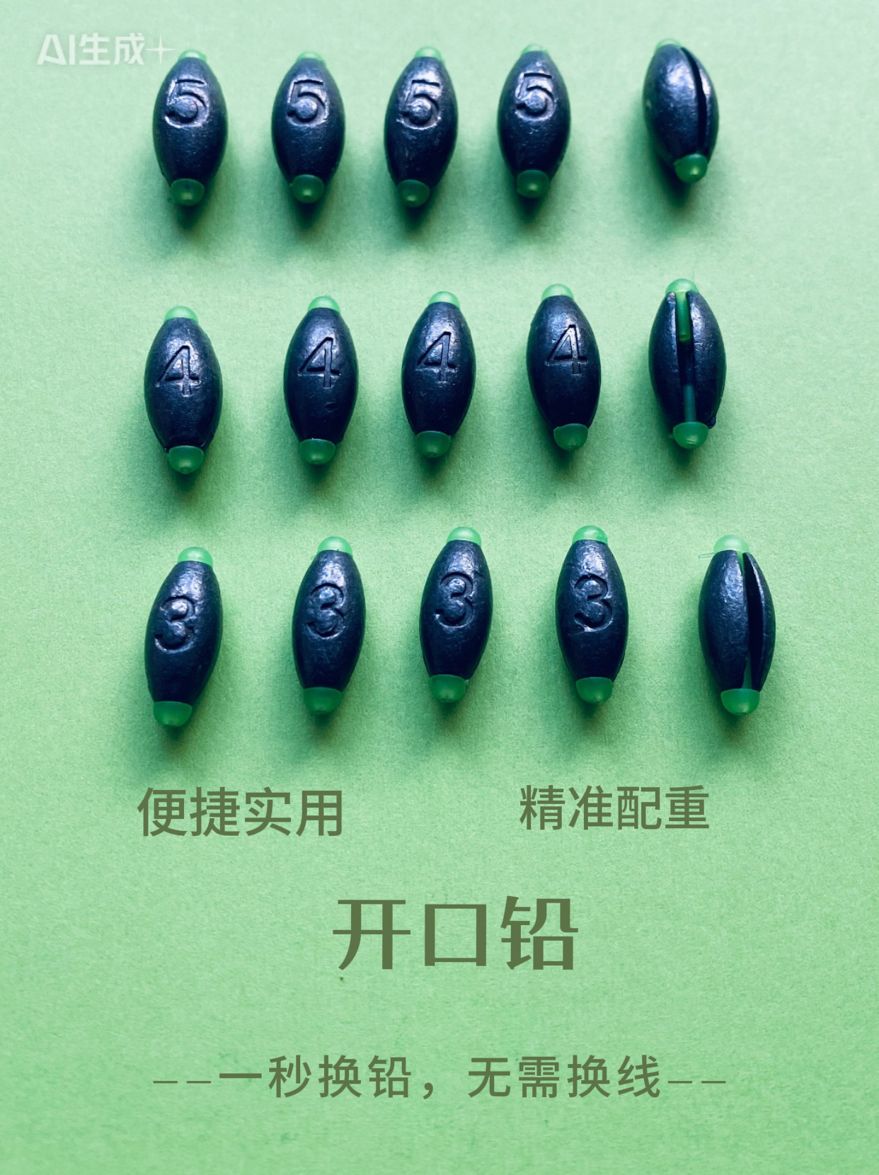 日式开口铅坠橄榄筏钓滑铅铅坠可拆卸桥阀远投路亚空心坠塑芯配件