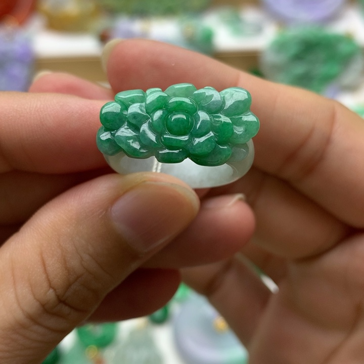 颈饰未镶嵌翡翠翡翠圈口13