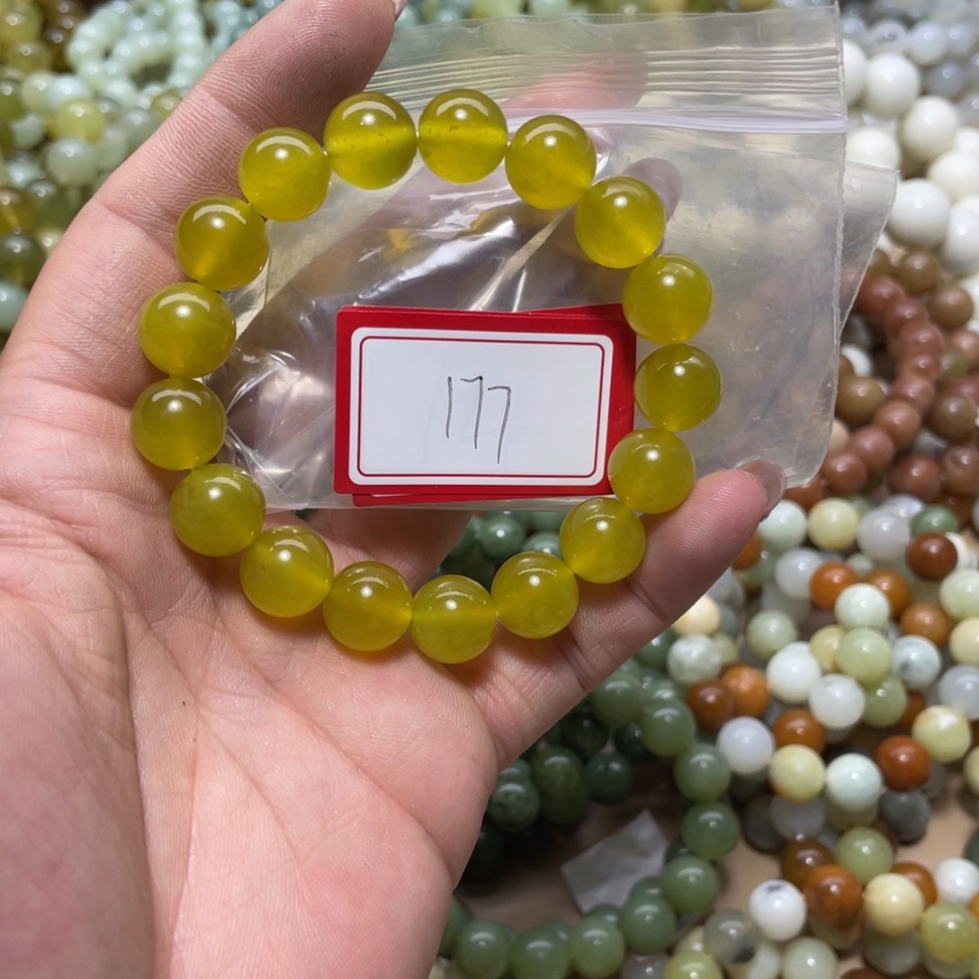 蛇纹石玉未镶嵌手串