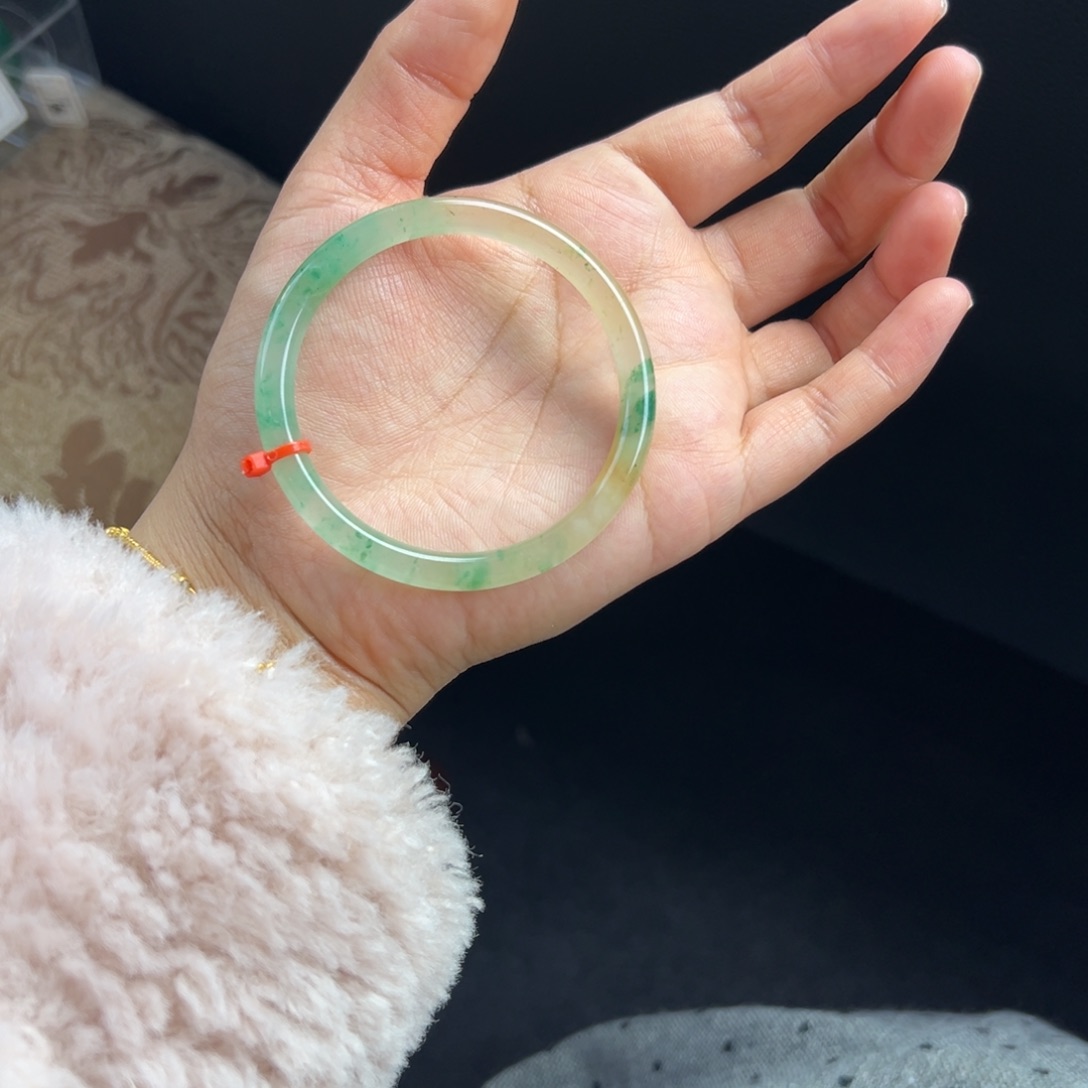 石英质玉未镶嵌手镯非洲翠54