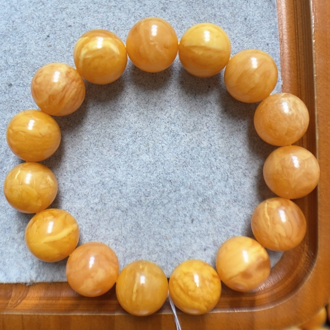 蜜蜡手串未镶嵌蜜蜡手串