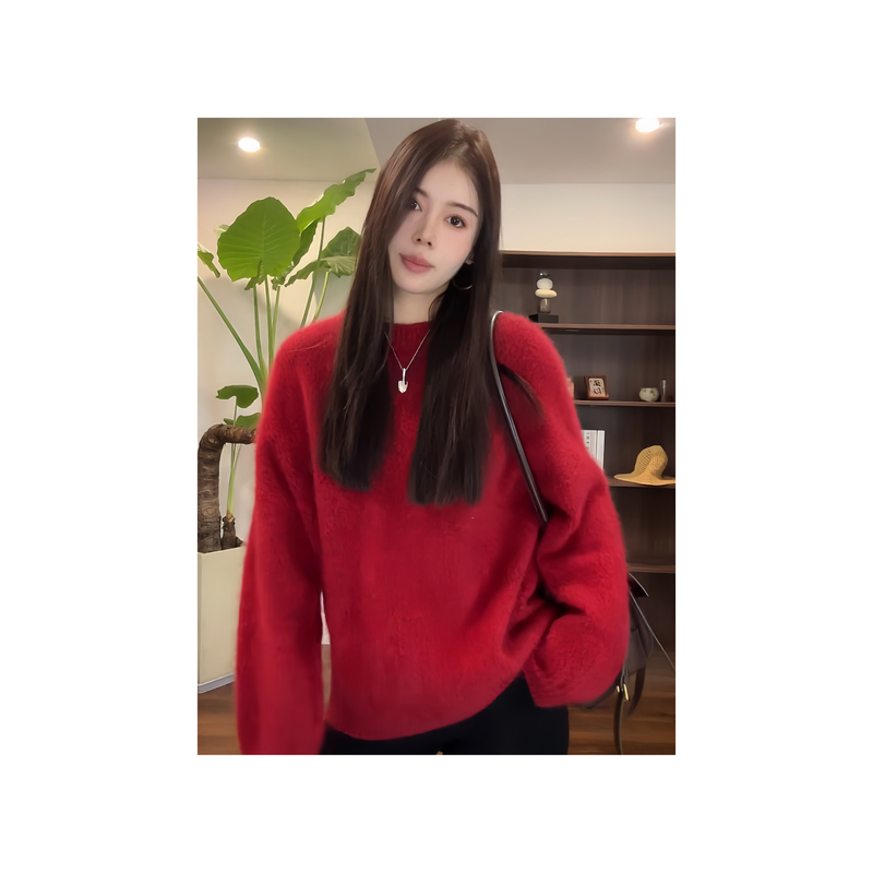 新款“开场红”毛衣878#P03221新款未来辣妹时髦上衣