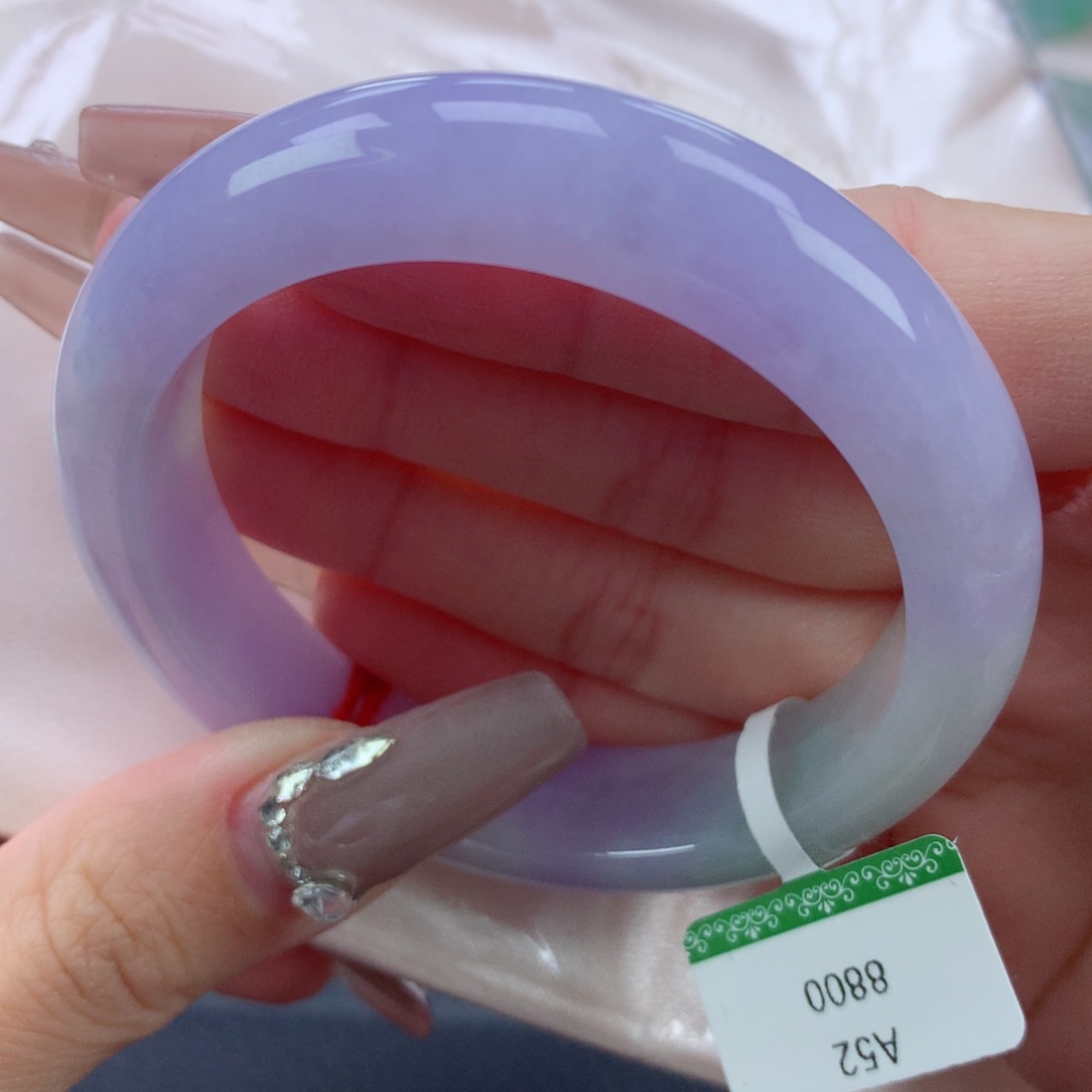 翡翠手镯未镶嵌52.8正圈