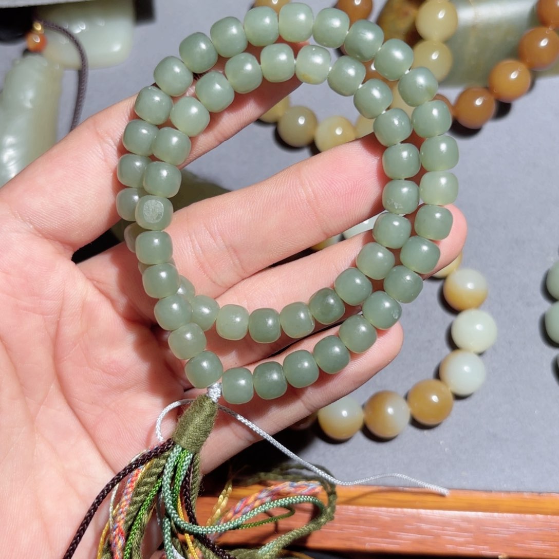 和田玉手链未镶嵌