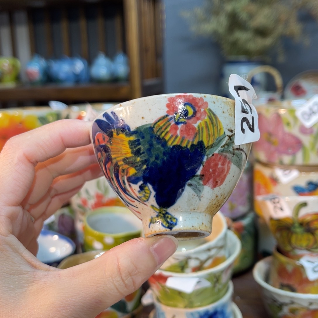 杯素浅陶瓷手工手绘