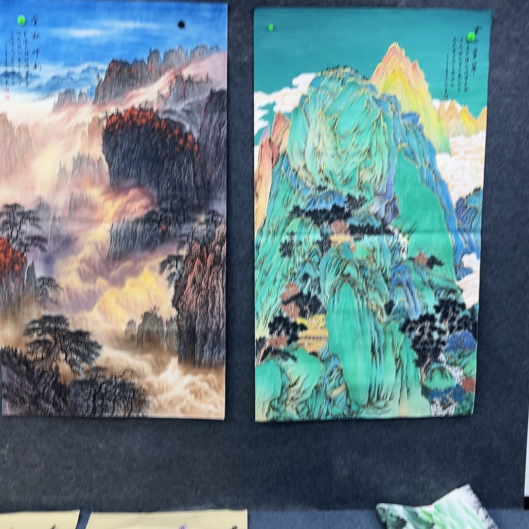 国画作品全场放漏