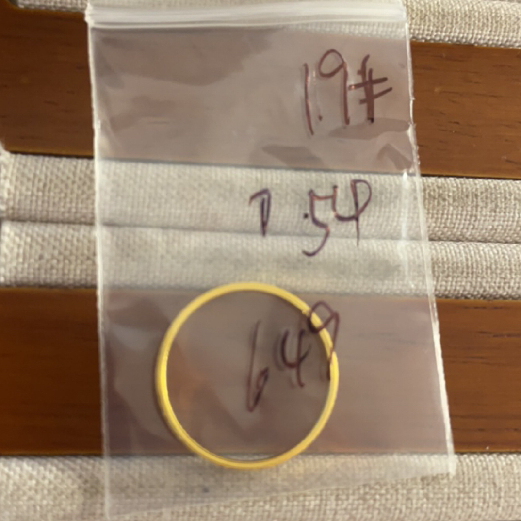 克重0.54  19号 碎冰冰戒指 足金999