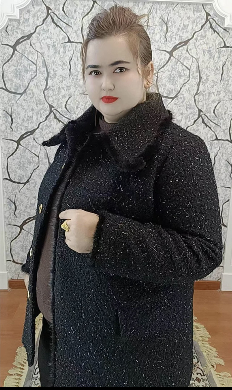 大码时尚大衣套装加厚百搭