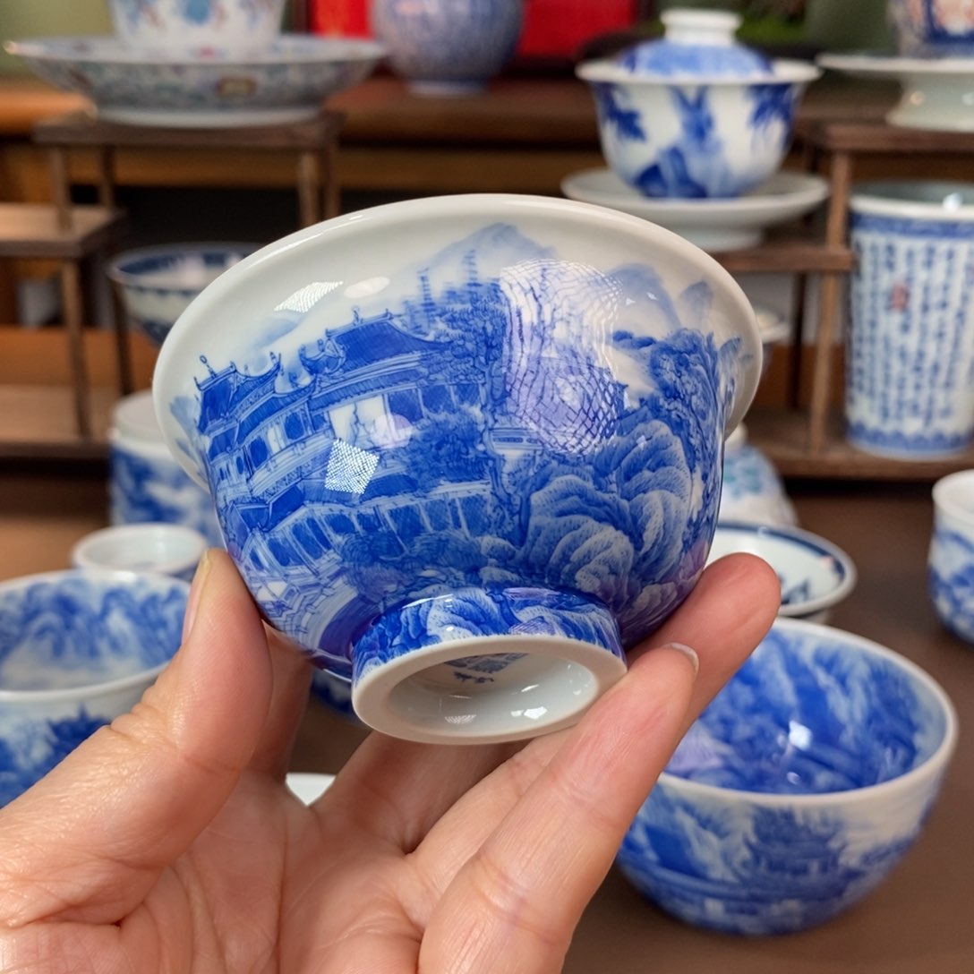 景德镇陶瓷手工手绘