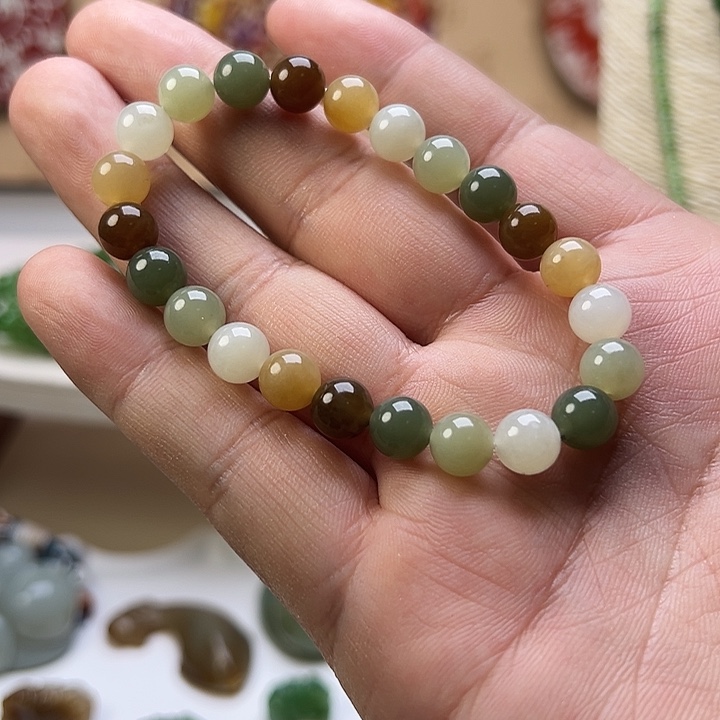 和田玉未镶嵌手链