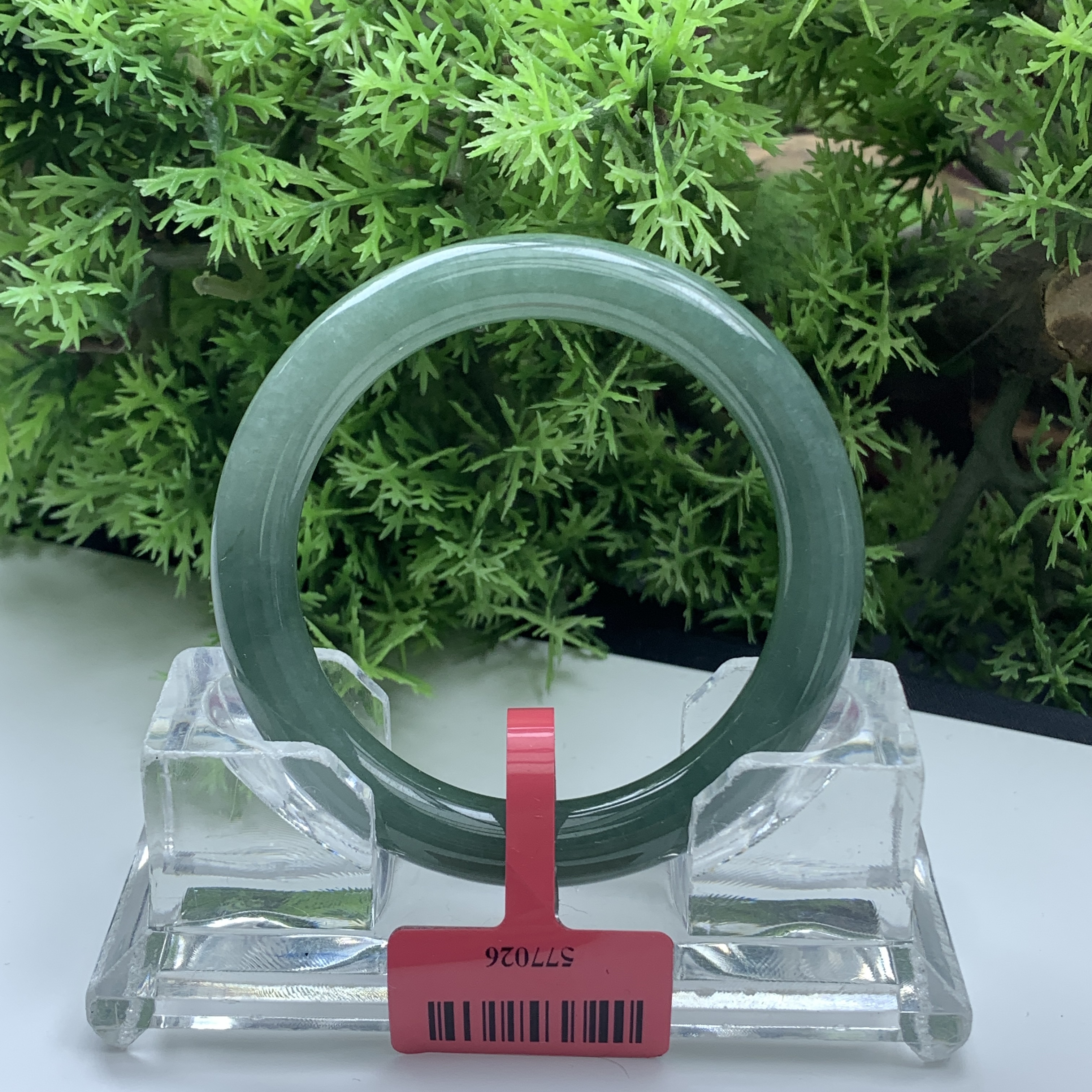 【刘思懿】天然缅甸A货翡翠手镯-U-5