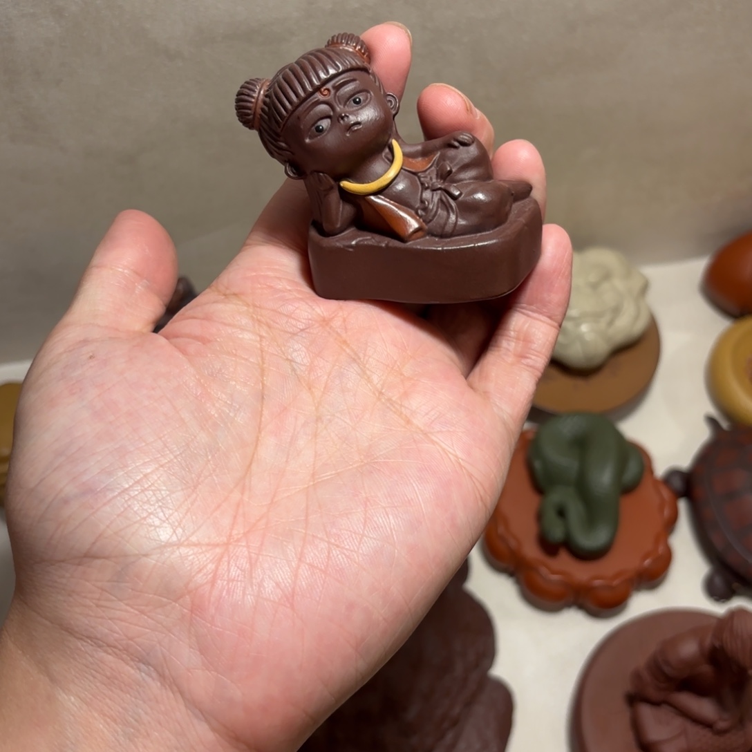 紫砂茶宠紫砂的花