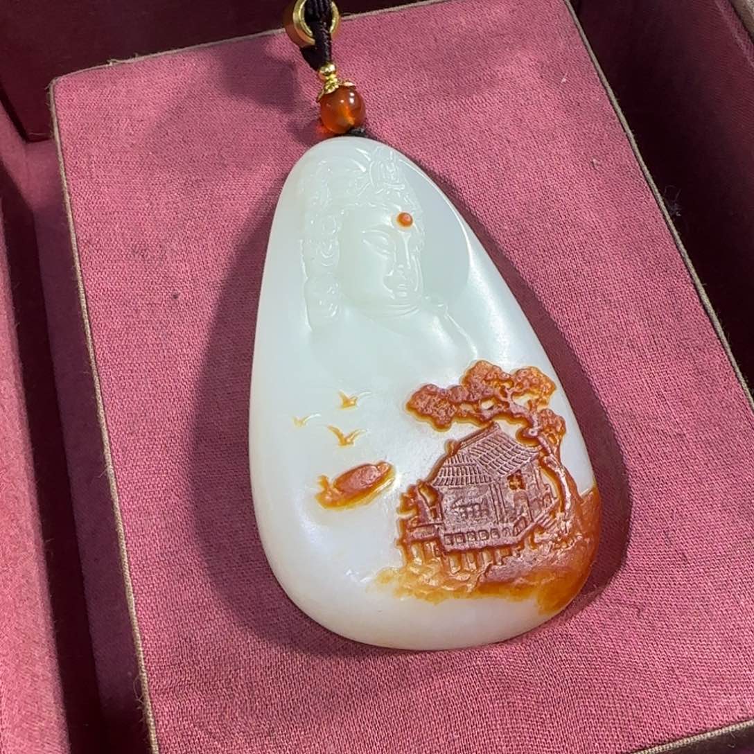 和田玉挂件未镶嵌