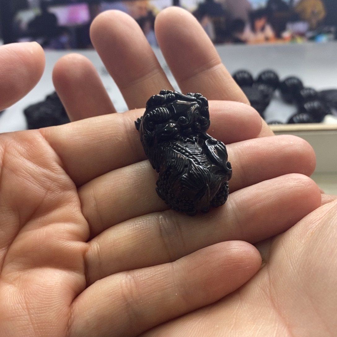 翡翠未镶嵌吊坠(不含链)貔貅小