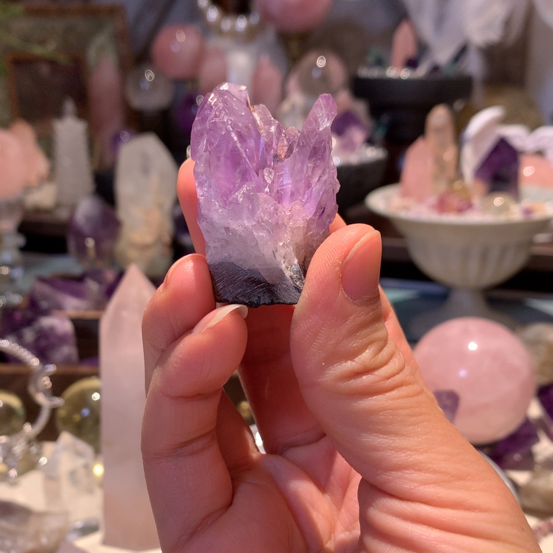 紫晶摆件未镶嵌L****?紫水晶