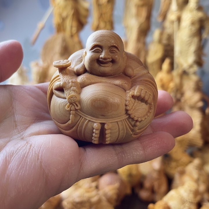 柏木（崖柏）崖柏一团和气弥勒