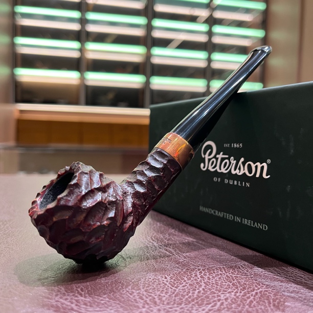 爱尔兰彼得森2025圣诞限定87型石楠木烟斗内径18.4斗深35长149