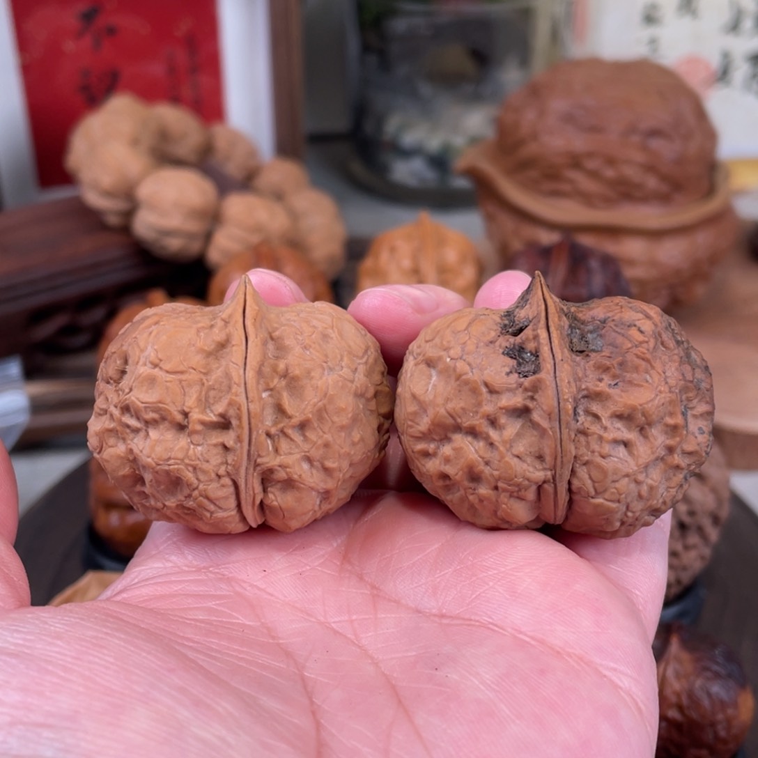 文玩核桃把件元宝41尺（不退不换）