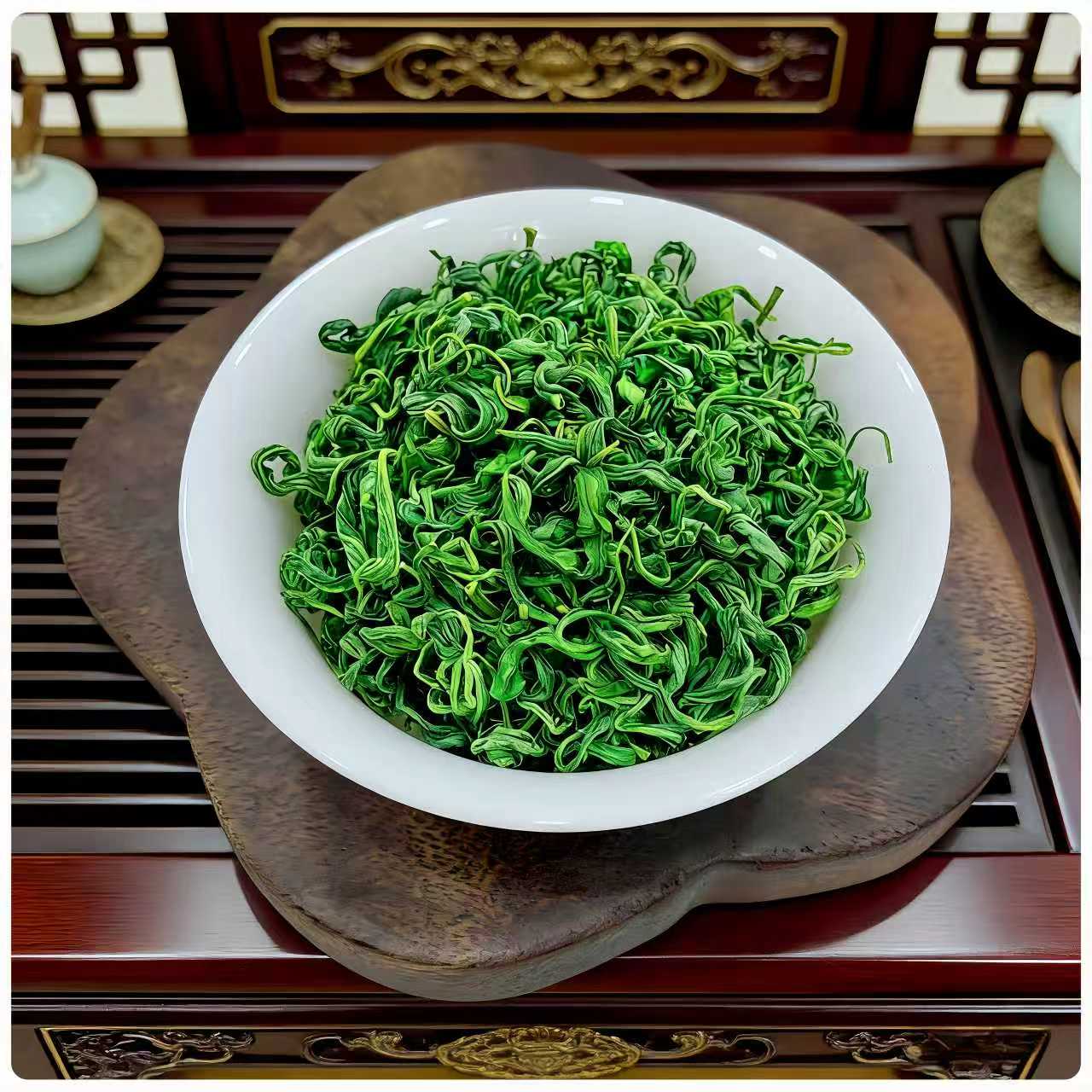 五登利恩施硒茶富硒绿茶春茶明前茶高山云雾茶硒茶浓香【元旦活动】