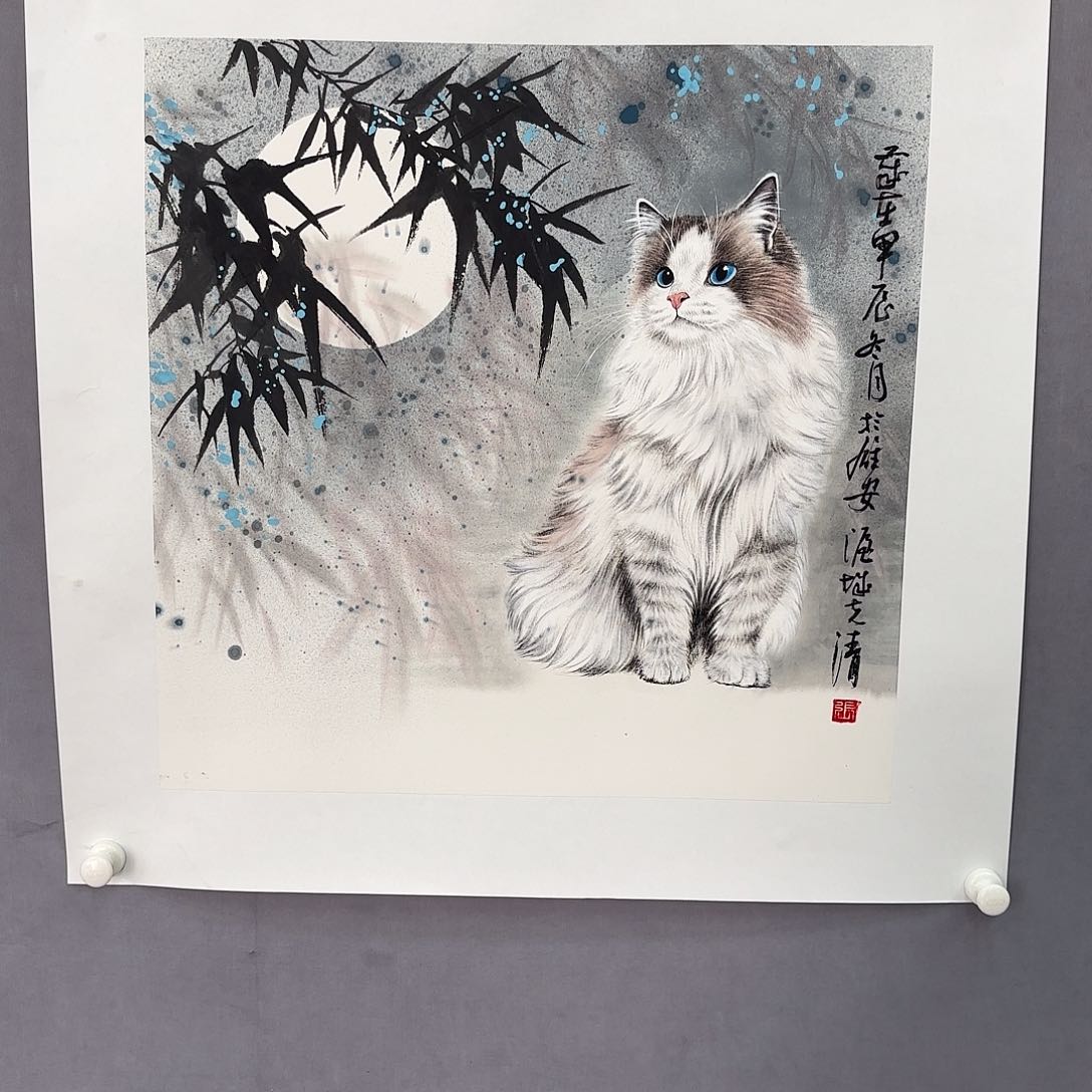 国画亲笔手绘原创