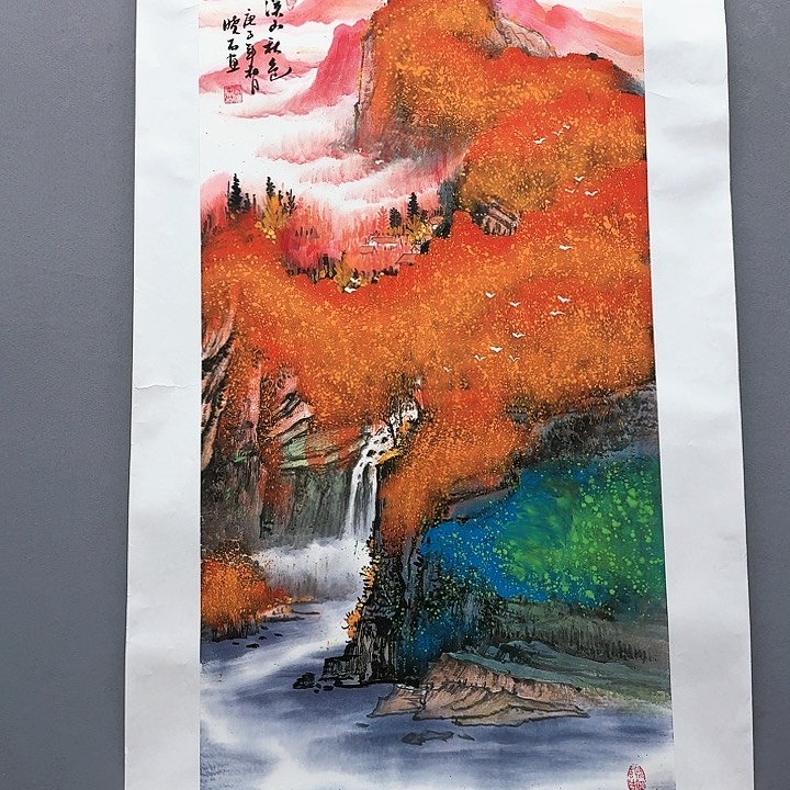 国画书法作品多次参加