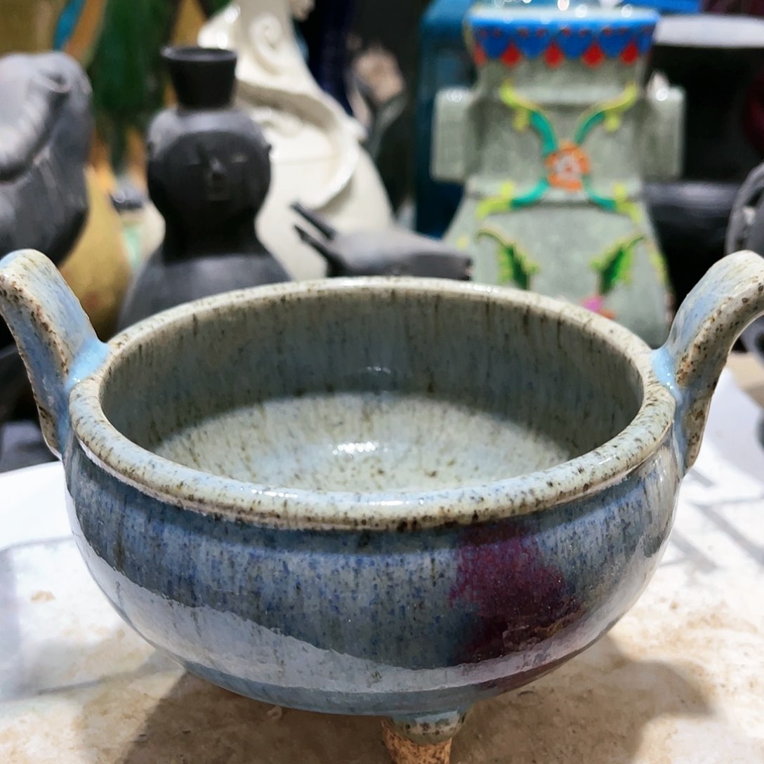 瓦当摆件摆件茶桌茶台陶瓷