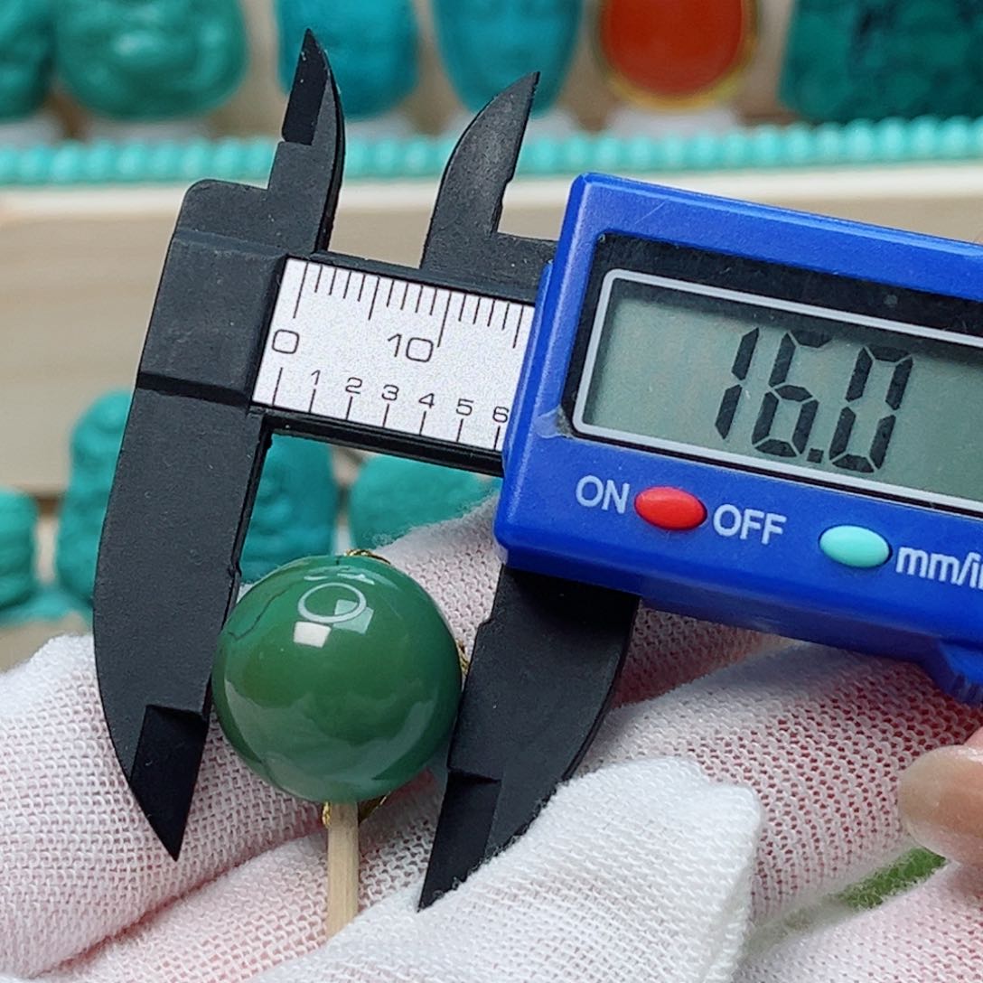 绿松石圆珠未镶嵌