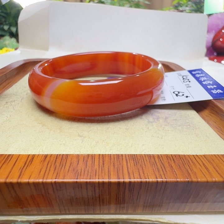 自***神玛瑙/玉髓未镶嵌手镯