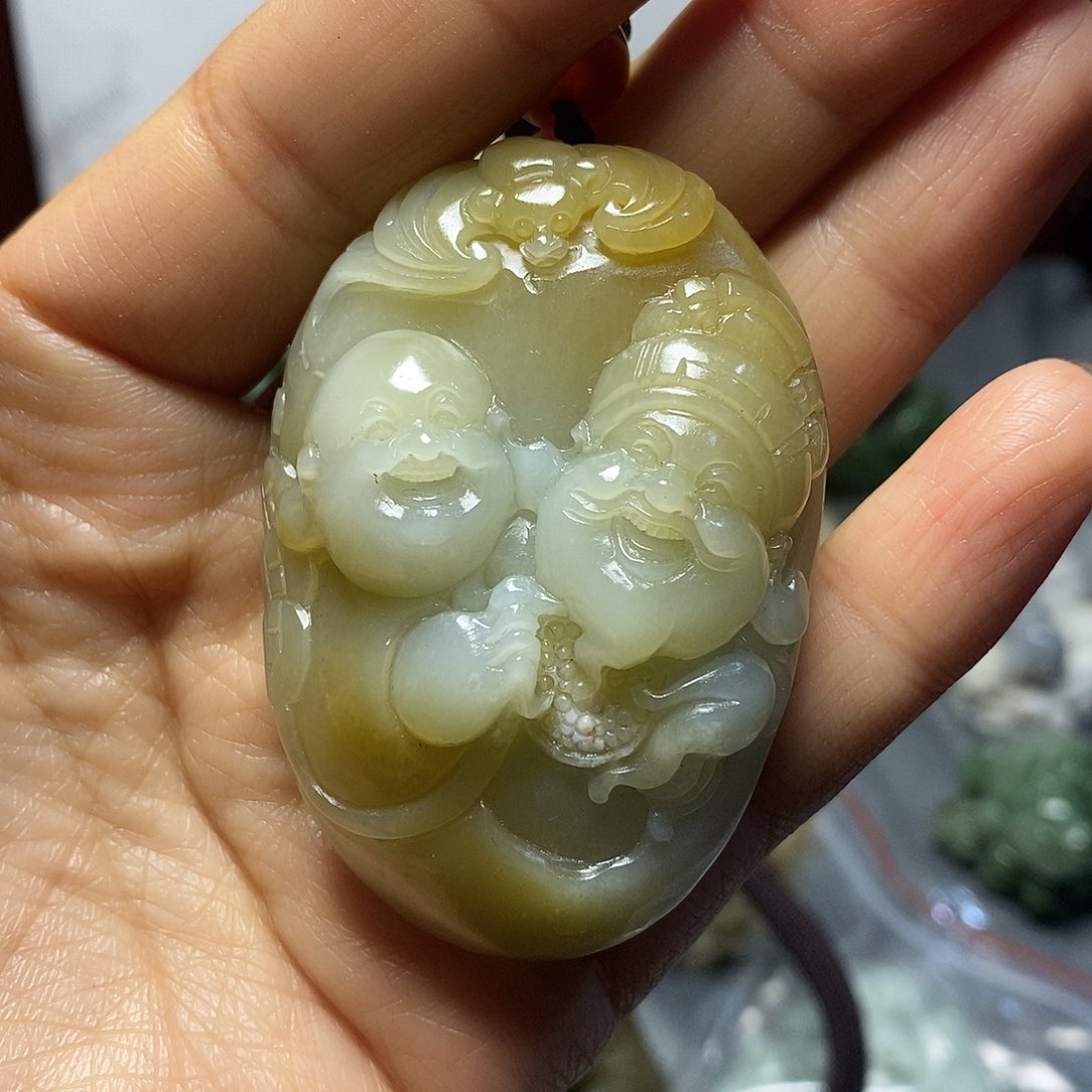 和田玉手镯未镶嵌白***娜