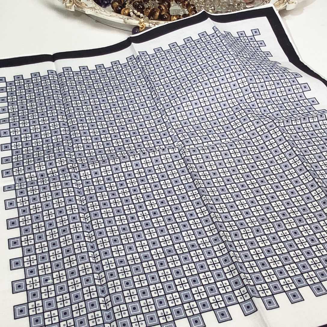 珠串孤品 纯棉手帕 40×40