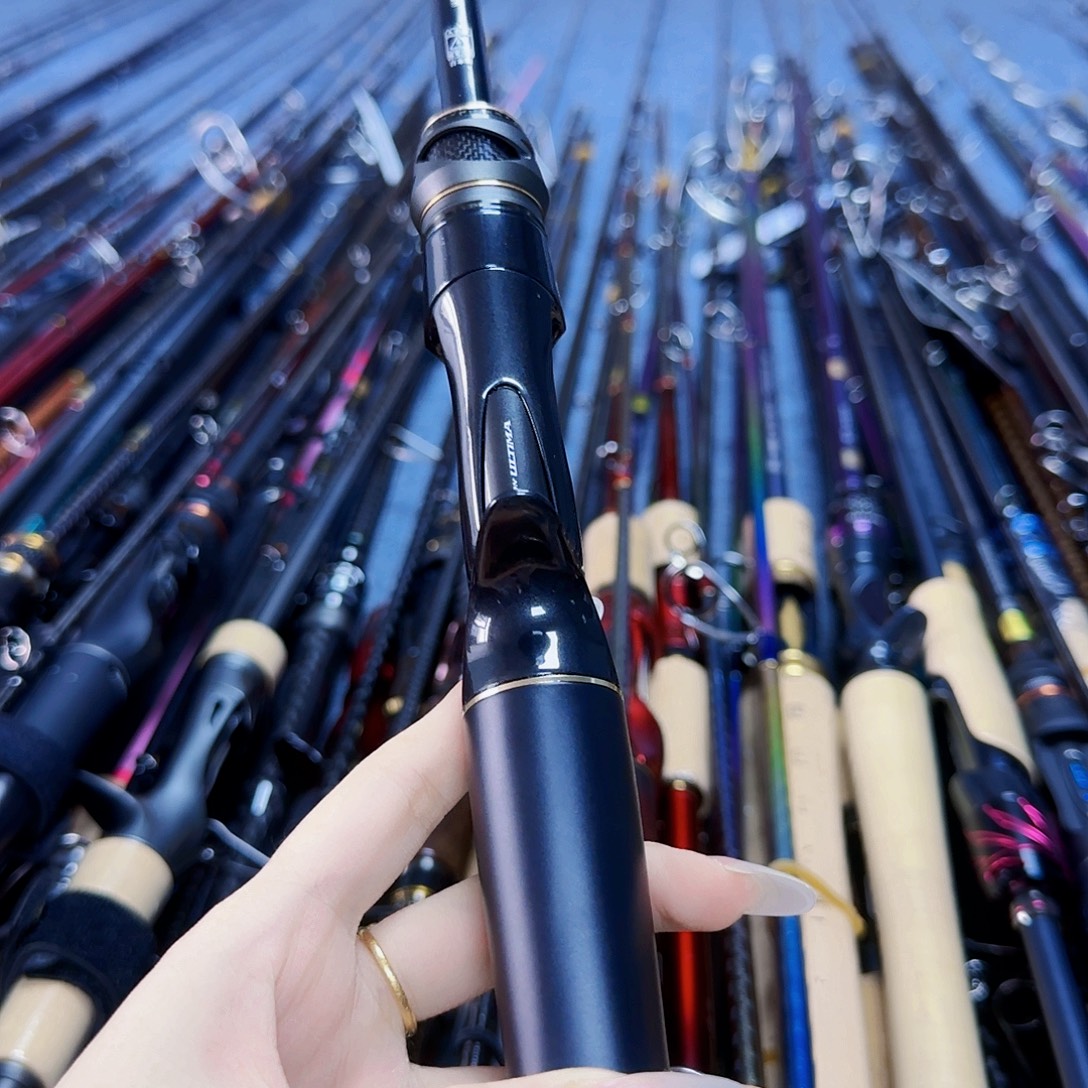 觅***号3.8m碳素路亚竿枪饼杆链接