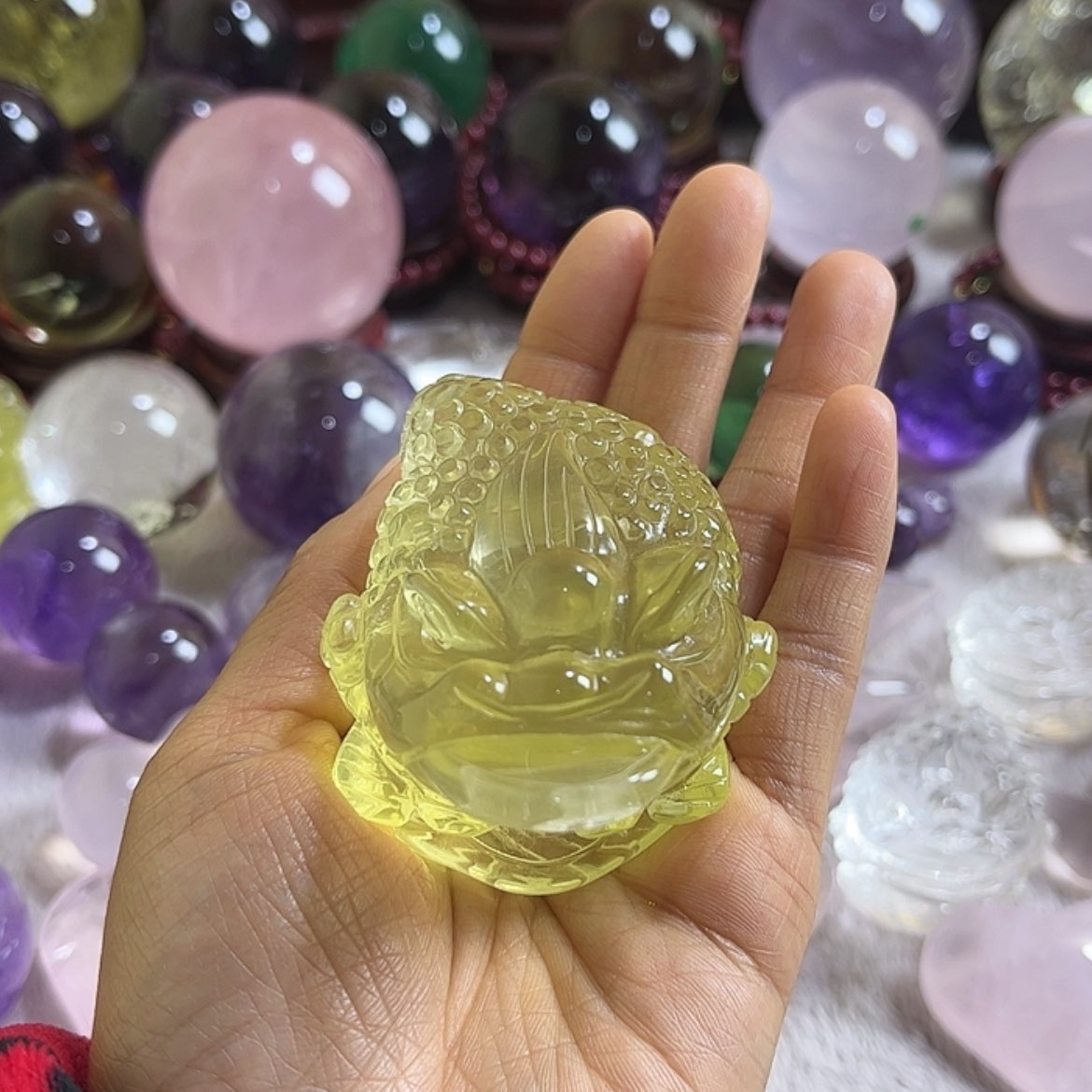 【闪购商品】水晶摆件金蟾未镶嵌