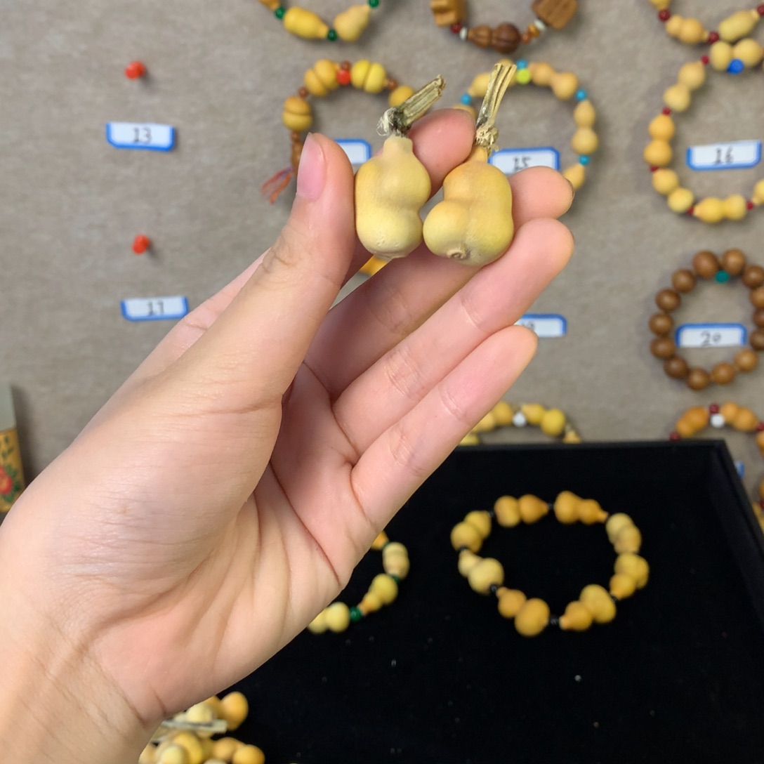 葫芦西**桃葫芦手把手持手串摆件