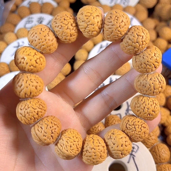 惑***心手串桃核芭蕉扇桃核手串